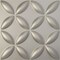Ekena Millwork 19 5/8in. W x 19 5/8in. H Wallflower EnduraWall Decorative 3D Wall Panel Covers 2.67 Sq. Ft. WP20X20WABAL - alternate 1